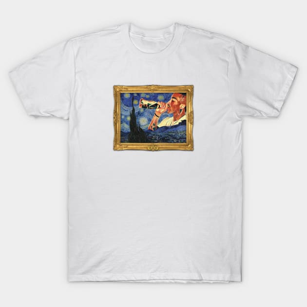 Starry Pipe T-Shirt by thedoctorcarson